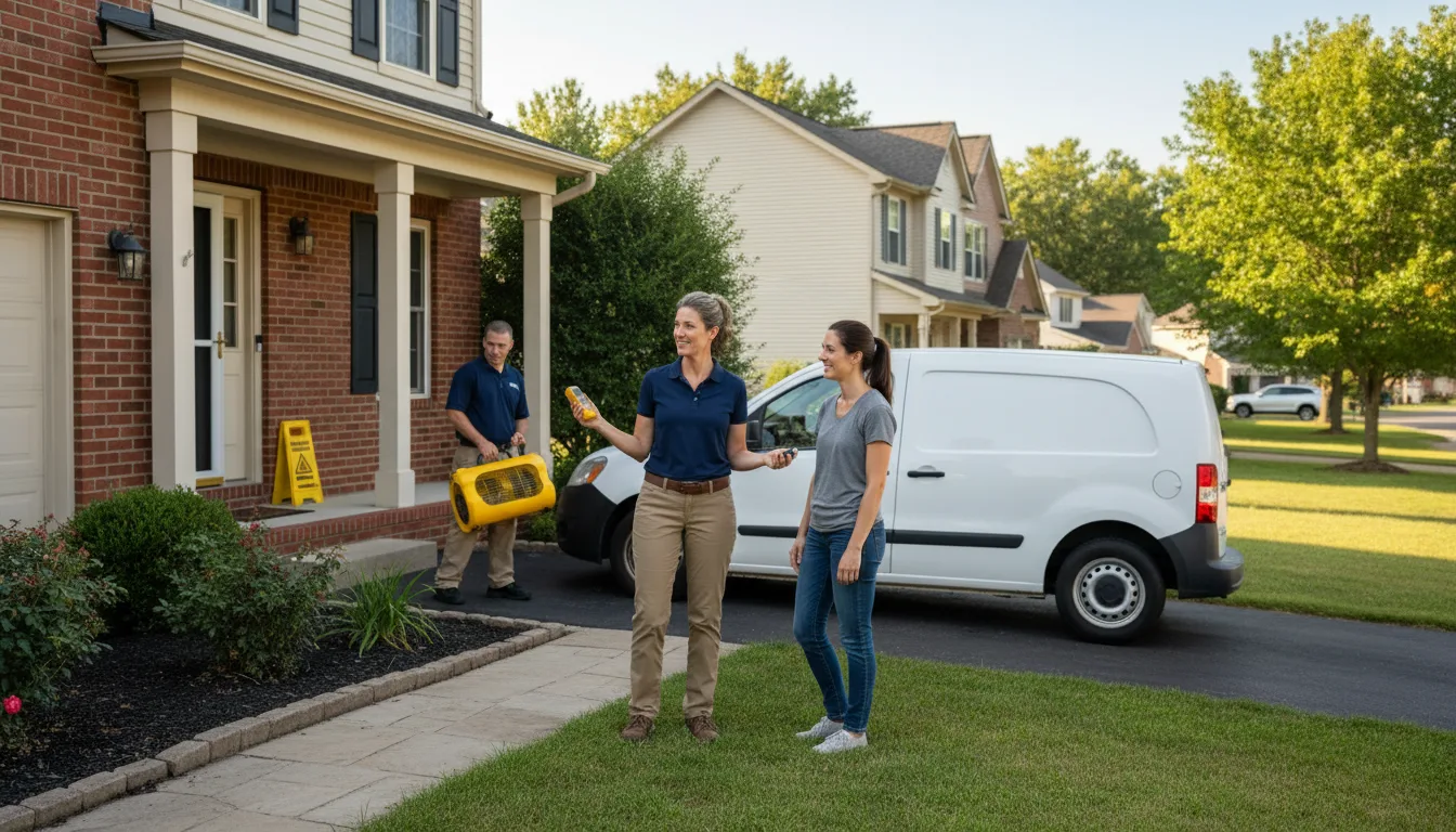 Water restoration image for Home Water Damage Repair in Germantown, OH